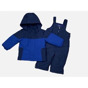 L.L.BEAN COLD BUSTER 2 PIECE SNOWSUIT WITH GROW CUFFS,  SIZE 12-18 MONTHS